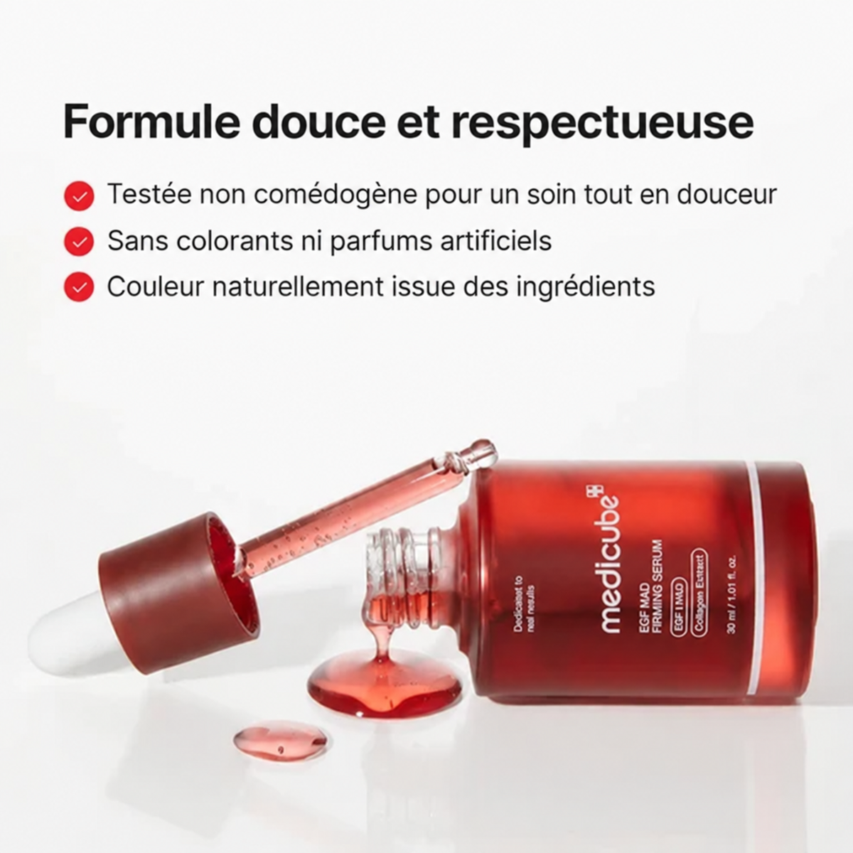 Sérum raffermissant coréen au NAD+ et à l’EGF